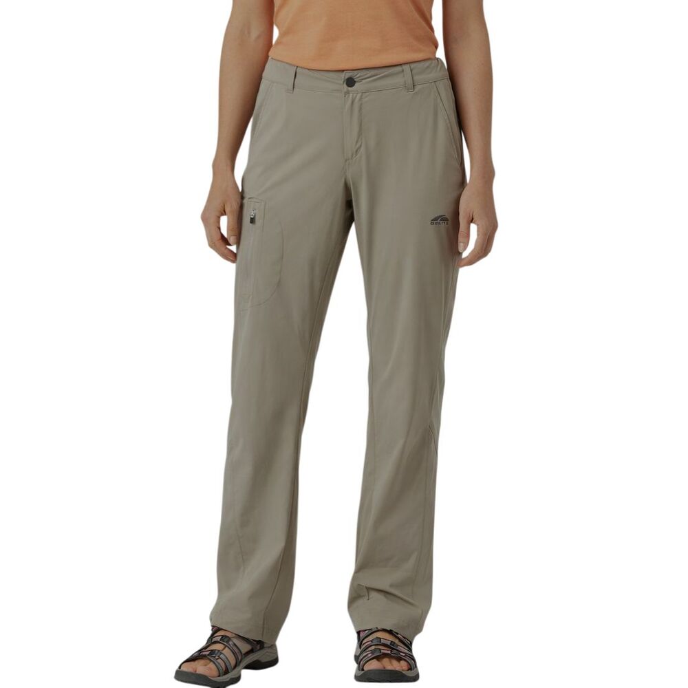 GoLite Rebound Active Pants Womens Medium Lightweight Travel Hiking Golf Beige